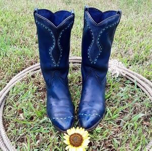 Vintage Wrangler Cowboy/Cowgirl boots unique !